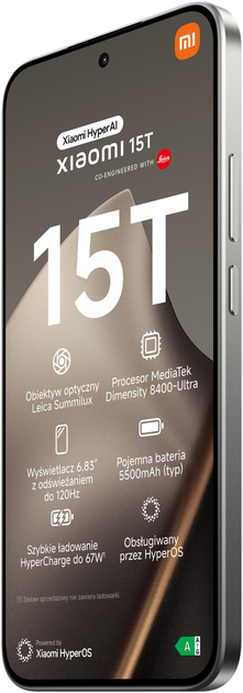 Smartfon Xiaomi 15T 12/256GB Titan Gray (MZB0KY9EU) - obraz 4