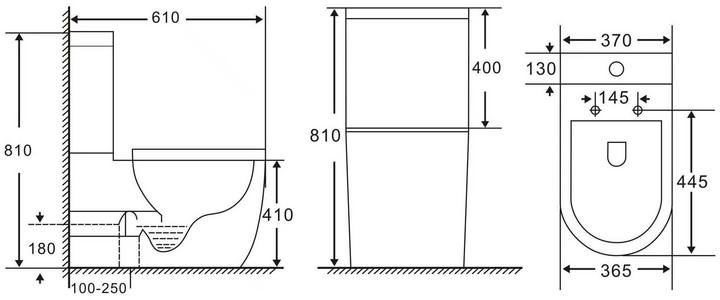 Toaleta kompaktowa Domoletti TK321 - obraz 2