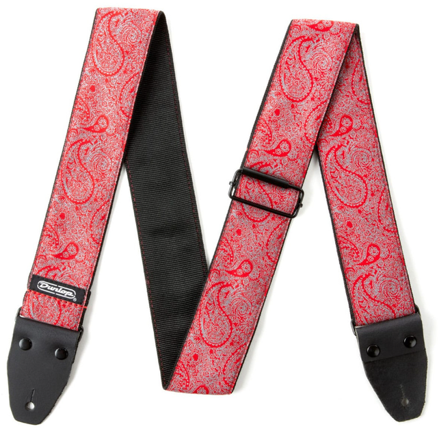 Ремень для гитары Dunlop D67-11 Jacquard Paisley Red - изображение 2