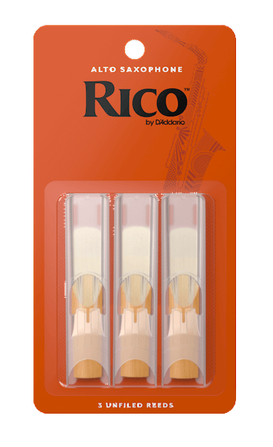 Трости для саксофона альт D'Addario Rico RJA0320 - Alto Sax #2.0 - 3-Pack (3 шт.) - Фото 1 Трости для саксофона альт D'Addario Rico RJA0320 - Alto Sax #2.0 - 3-Pack (3 шт.) - изображение 1