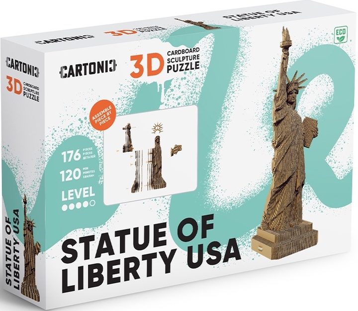 3D пазл картонний  Cartonic Статуя Свободи США CARTLIBUS (4820191134058) - зображення 6
