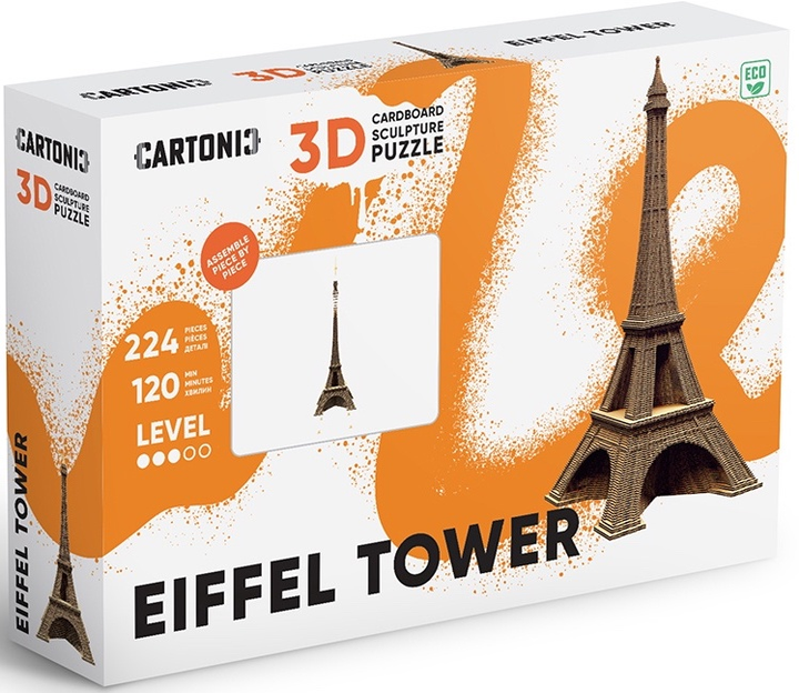 3D пазл картонний Cartonic Ейфелева вежа CARTEIFF (4820191134065) - зображення 7