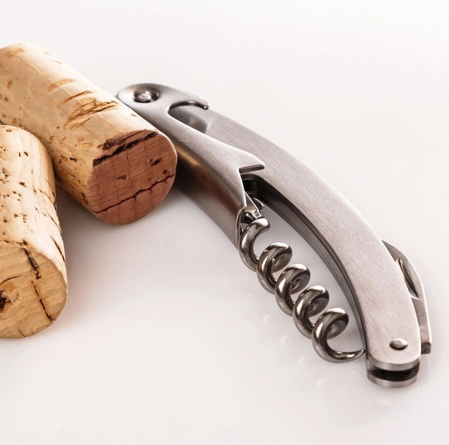 Akcesoria do wina Orion w drewnianym pudełku 5 szt (8592381150198) - obraz 4