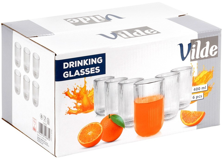 Zestaw szklanek Vilde 6 szt 400 ml (5904316496852) - obraz 7