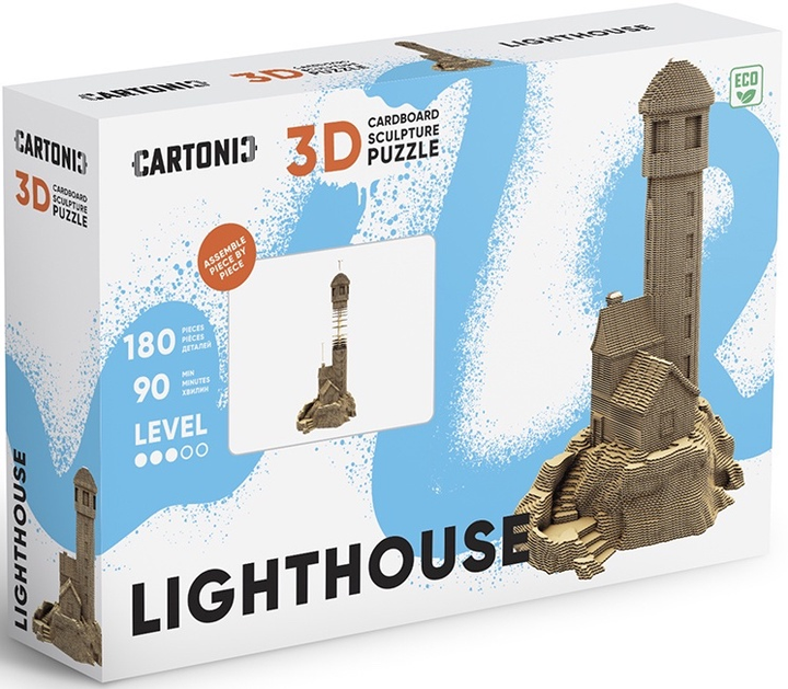 3D пазл Картонний Cartonic Маяк CARTLIHOU (4820191134294) - зображення 7