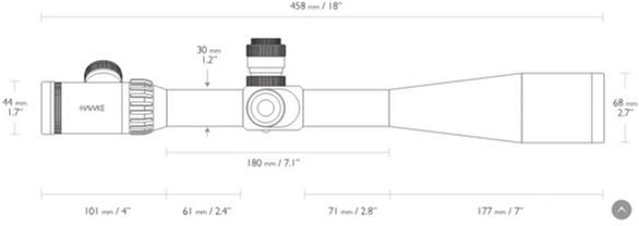 Оптический прицел Hawke Sidewinder ED 10-50x60 SF TMX IR (925712) - изображение 2