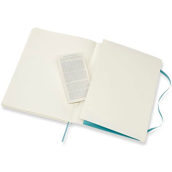 Большой блокнот Moleskine Classic Мягкая обложка Океан Чистые листы - изображение 5