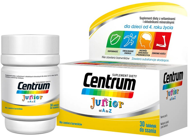 Witaminy Centrum Junior od A do Z 30 tabletek (5901208714568) - obraz 1