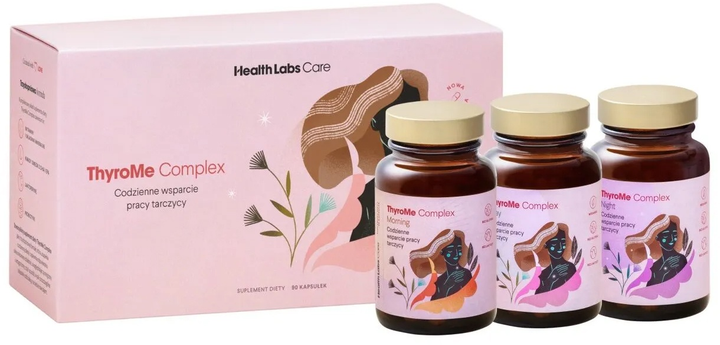 Suplement diety HealthLabs Care ThyroMe Complex ThyroMe Morning 30 kapsułek + ThyroMe Day 30 kapsułek + ThyroMe Night 30 kapsułek (5906146791091) - obraz 1
