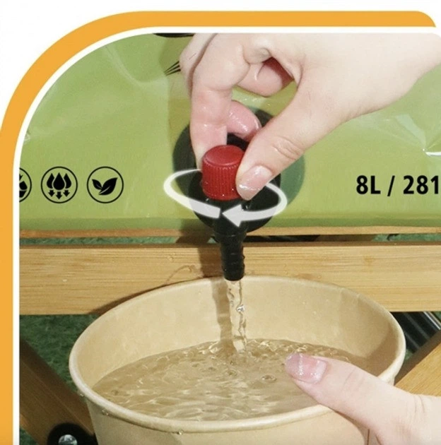 Сумка для воды складная с краном и ручкой ПЭТ кемпинг - изображение 9