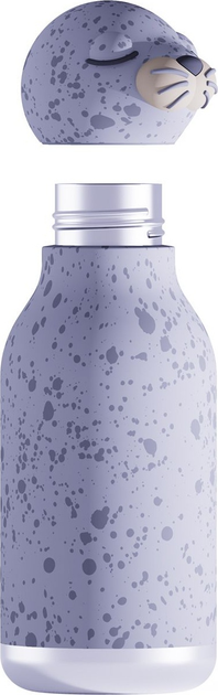 Термопляшка із соломинкою Asobu Bestie тюлень 460 мл (842591056109) - зображення 2