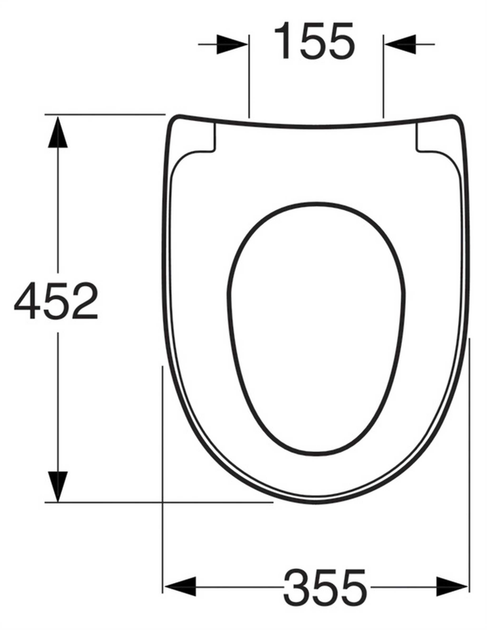 Deska sedesowa Gustavsberg Nautic 9M26S101 - obraz 2