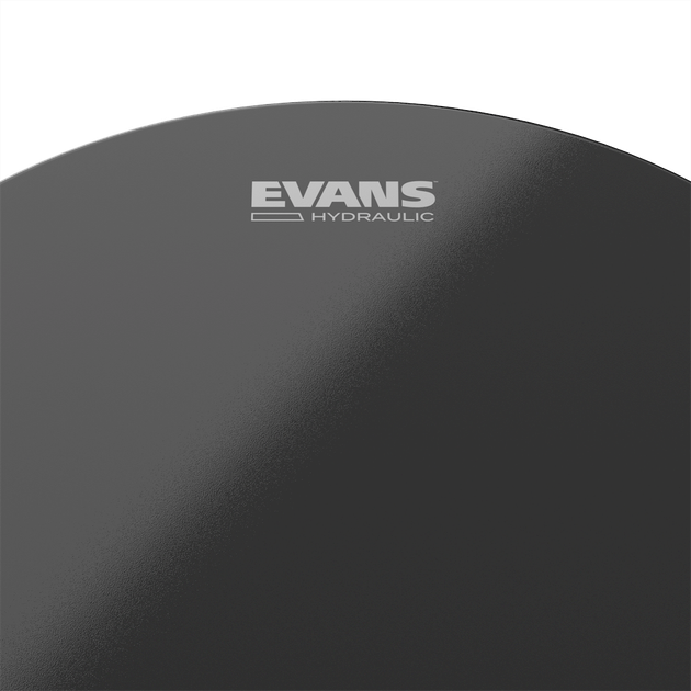 Пластик для малого барабана Evans B14HBG 14" Hydraulic Black Coated - зображення 3