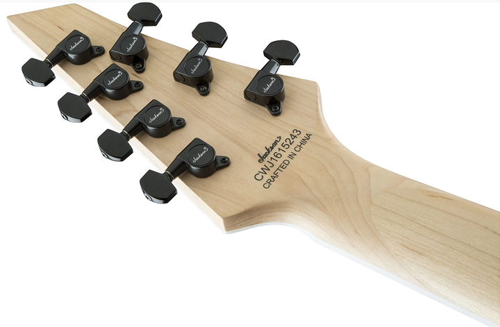 Електрогітара Jackson JS32-7 DKA HT Dinky Arch Top AR Snow White - зображення 7