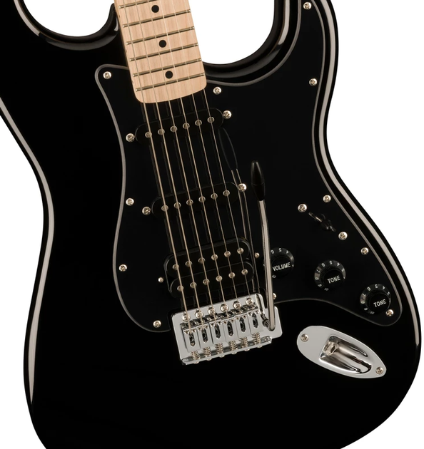 Электрогитара Squier by Fender Sonic Stratocaster HSS MN Black - изображение 4