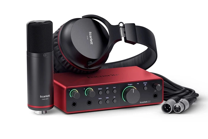 Комплект для звукозаписи Focusrite Scarlett 2i2 Studio 4th Gen - Фото 1 Комплект для звукозаписи Focusrite Scarlett 2i2 Studio 4th Gen - изображение 1