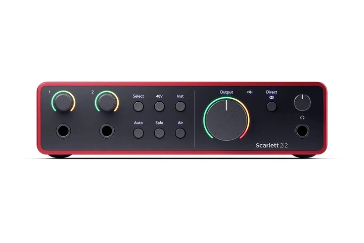 Аудиоинтерфейс Focusrite Scarlett 2i2 4th Gen - Фото 2 Аудиоинтерфейс Focusrite Scarlett 2i2 4th Gen - изображение 2