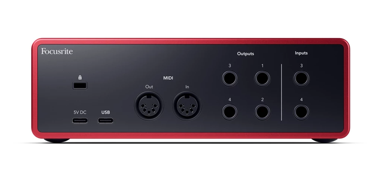 Аудиоинтерфейс Focusrite Scarlett 4i4 4th Gen - изображение 3