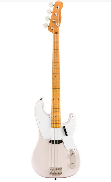 Бас-гітара Squier by Fender Classic Vibe '50S Precision Bass Maple Fingerboard White Blonde - Фото 1 Бас-гітара Squier by Fender Classic Vibe '50S Precision Bass Maple Fingerboard White Blonde - зображення 1