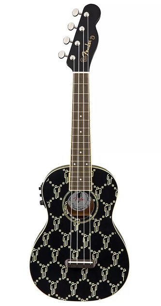 Укулеле Fender Billie Eilish Ukulele BLK WN - Фото 2 Укулеле Fender Billie Eilish Ukulele BLK WN - зображення 2