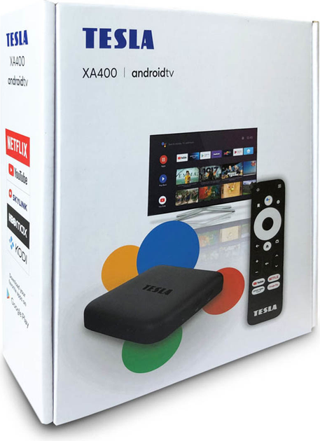 Odtwarzacz multimedialny Tesla MediaBox XA400 z Android TV (MMCATV0001) - obraz 7