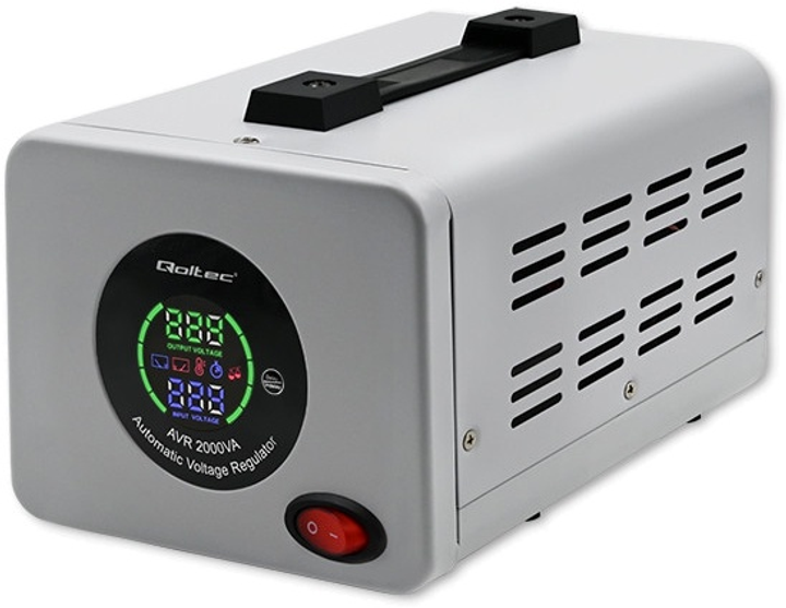 Stabilizator napięcia Qoltec Automat AVR 2000VA (5901878507248) (955555907323883) - Outlet - obraz 1