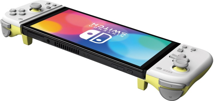 Kontroler Nintendo Switch Jasnoszary - Yellow (0810050911290) (955555911927109) - Outlet - obraz 3