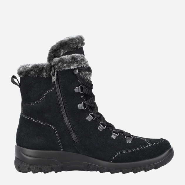 Жіночі зимові черевики високі RIEKER L7145-00 38 (5UK) 24.6 см Чорні (4061811743100) (955555907327751) - Уцінка - зображення 4