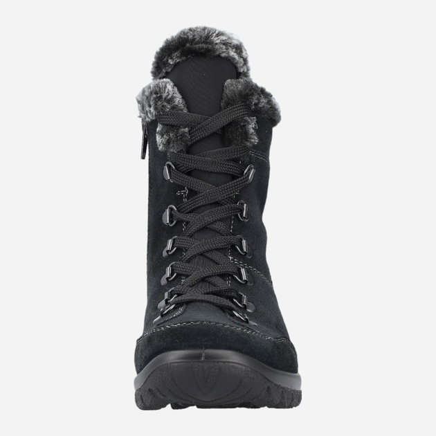 Жіночі зимові черевики високі RIEKER L7145-00 38 (5UK) 24.6 см Чорні (4061811743100) (955555907327751) - Уцінка - зображення 6