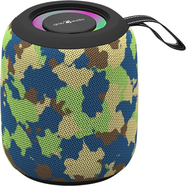 Портативна колонка Gembird BT LED 8W RGB Camo (SPK-BT-LED-05-CM) - зображення 1
