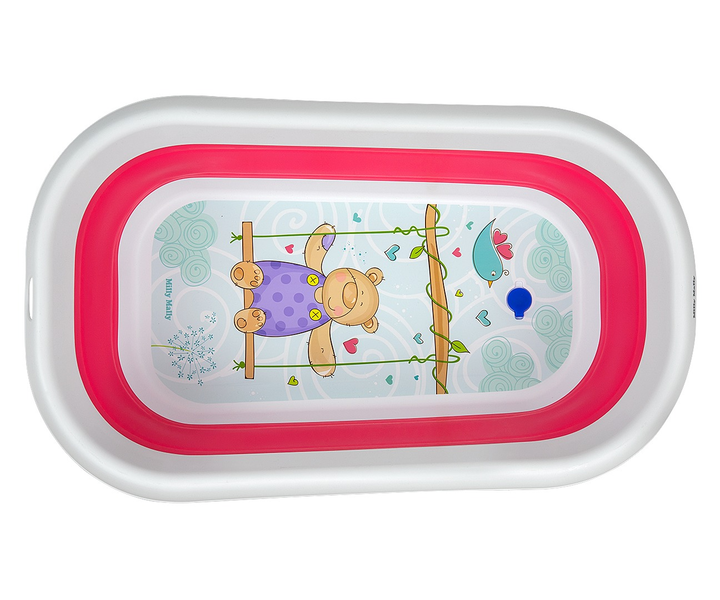Ванночка складана Milly Mally Aqua рожева 3768 (5901761127720) - зображення 3