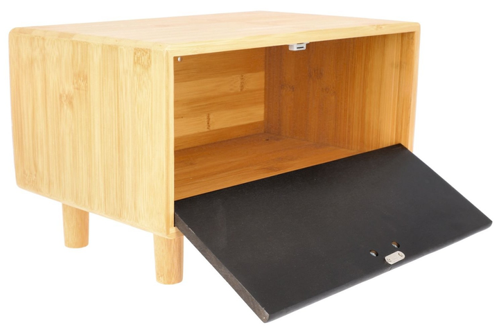 Chlebak Homla Basic bambusowy Czarny (5902869991596) - obraz 5