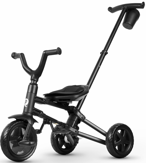 Триколісний велосипед Qplay Nova Niello 6в1 з капюшоном Сірий (5061047480489) - зображення 2