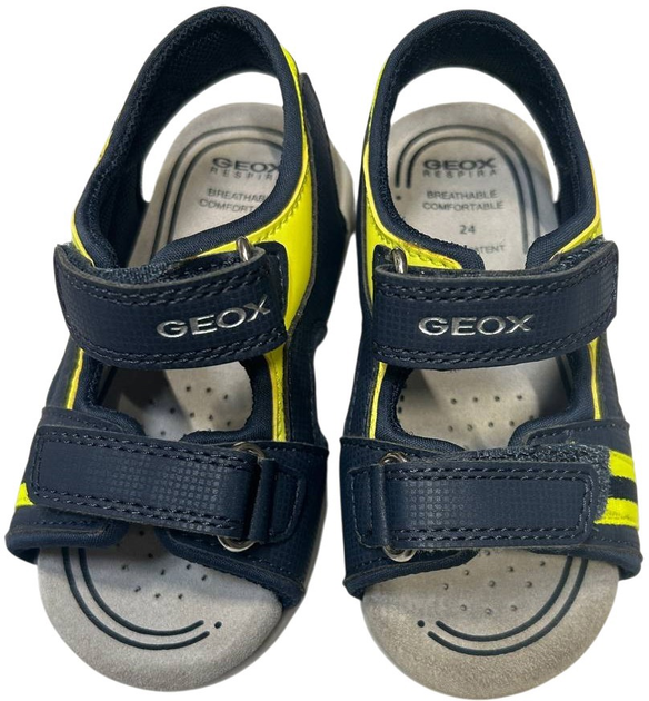 Дитячі сандалії для хлопчика Geox B3559C000CE-C4502 24 Сірі (8050036959782) (955555910005451) - Уцінка - зображення 2