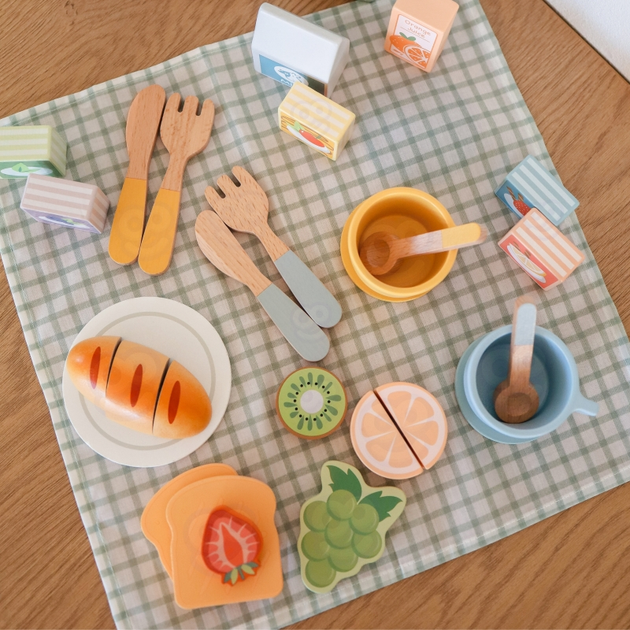 Набір для пікніка Tooky Toy Фрукти для нарізання Набір для сніданку (6976831553630) - зображення 9