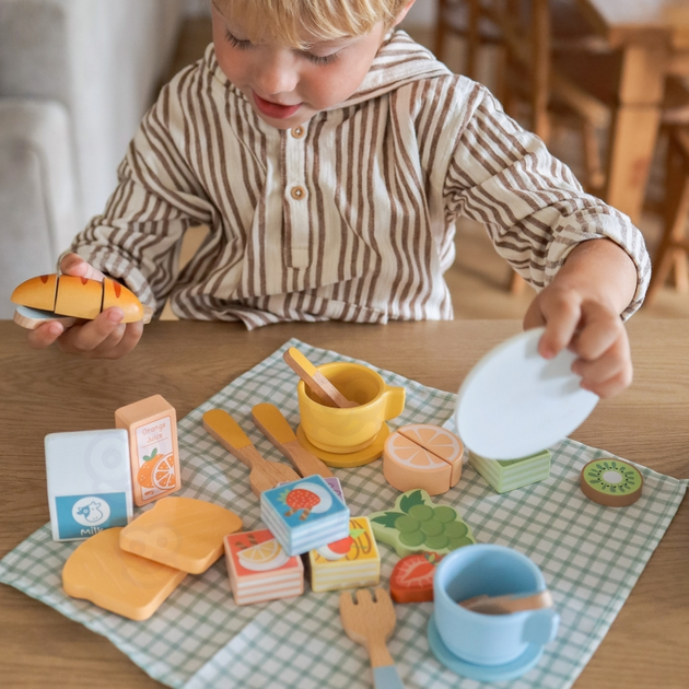 Набір для пікніка Tooky Toy Фрукти для нарізання Набір для сніданку (6976831553630) - зображення 10