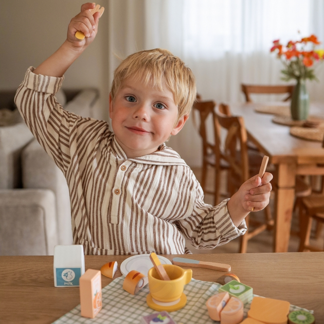 Набір для пікніка Tooky Toy Фрукти для нарізання Набір для сніданку (6976831553630) - зображення 11