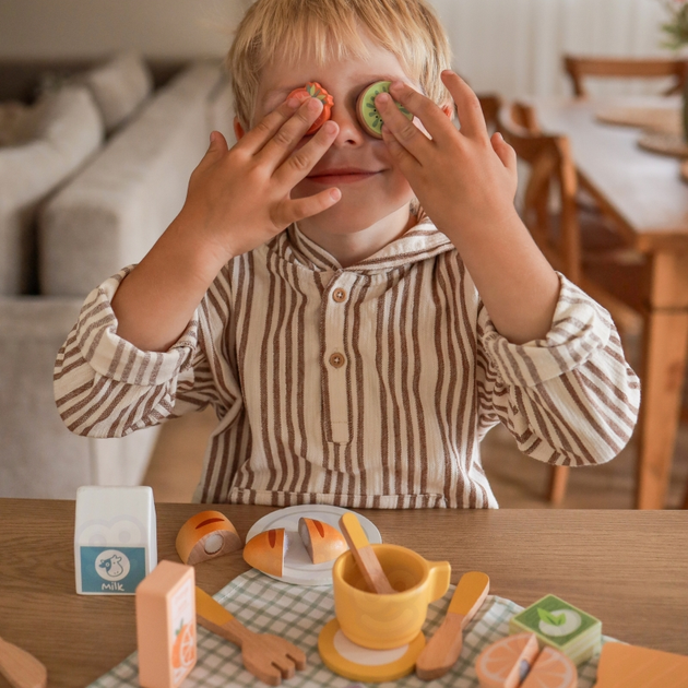 Набір для пікніка Tooky Toy Фрукти для нарізання Набір для сніданку (6976831553630) - зображення 13