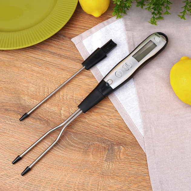 Кухонний термометр Nava Acer електронний з виделкою і щупом 37.4 см (5205746175486) - зображення 4