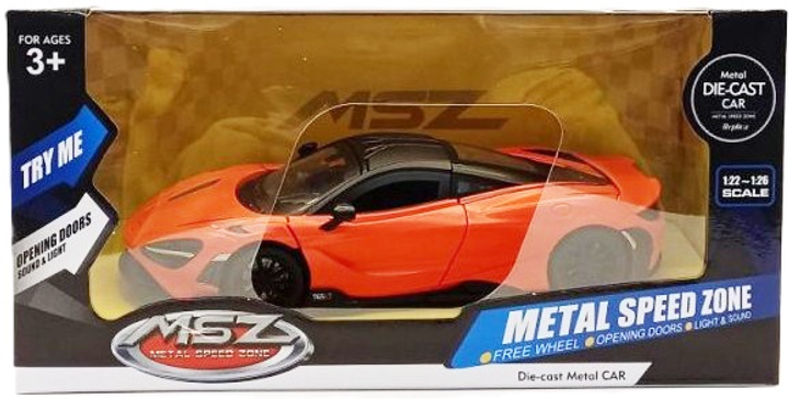 Model metalowy MSZ McLaren 765 LT skala 1:24 68276A (4897071928373) - obraz 1