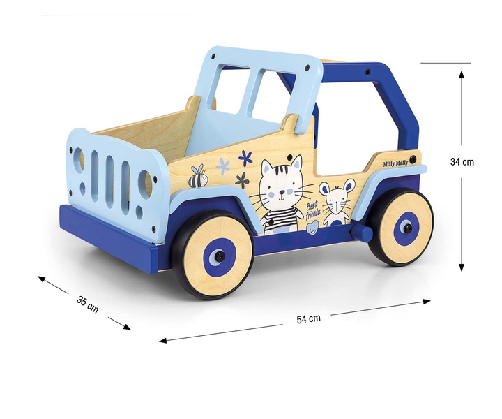Chodzik Milly Mally Pchacz dla dzieci Explorer Kot i mysz 4840 (5901761128260) - obraz 5