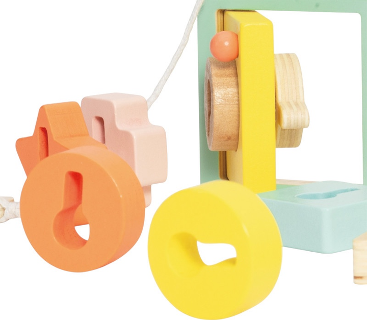 Przeplatanka drewniana Classic World klocki do nawlekania Klucze i drzwi 11 el CW20143 (6927049021435) - obraz 4