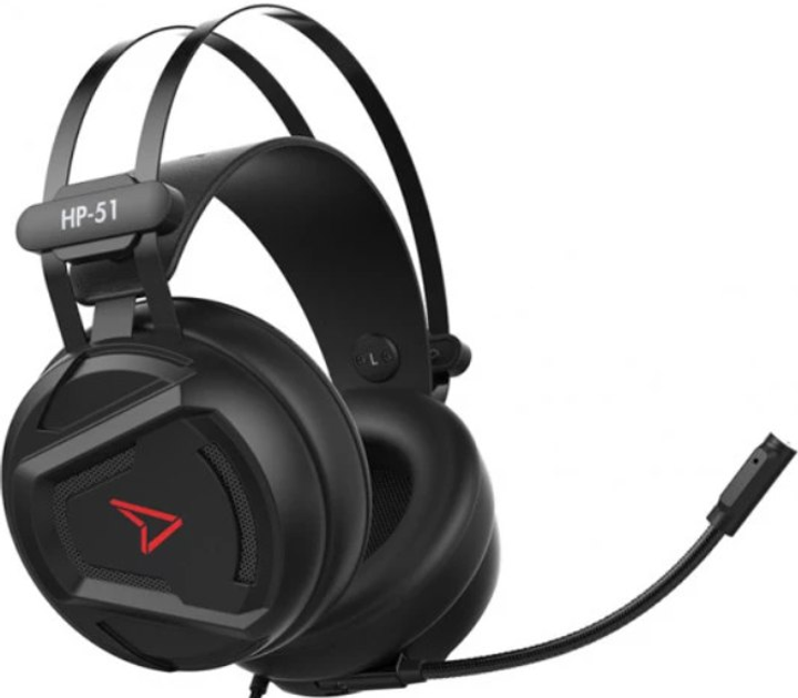 Słuchawki SteelPlay HP51 Wired Headset Black (JVAMUL00110) - obraz 1