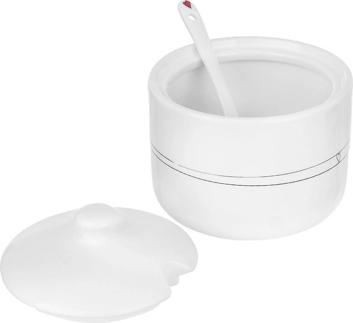Cukierniczka Orion Serce ceramiczna z łyżeczką 300 ml (8592381178840) - obraz 2