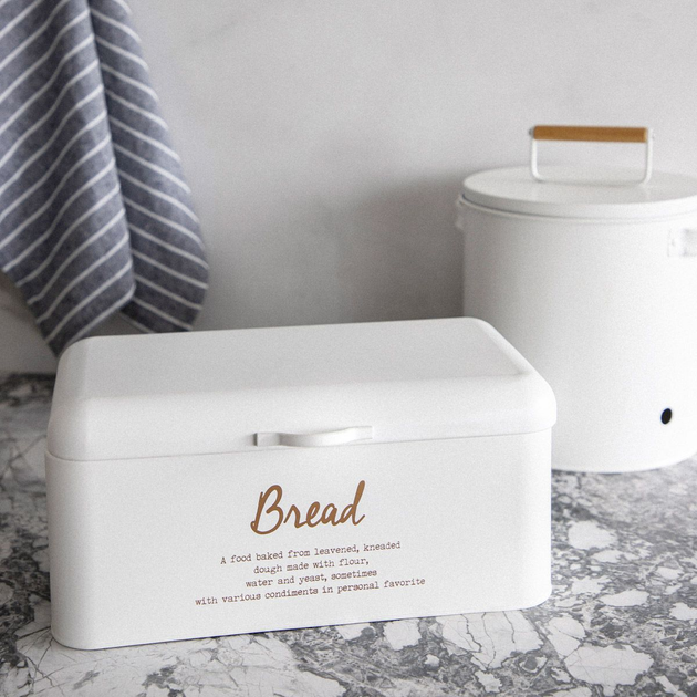 Chlebak Homla Escille metalowy Biały (5904183872858) - obraz 5