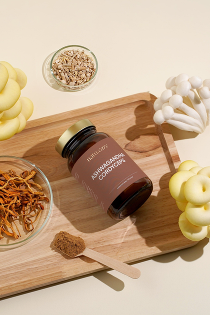 Suplement diety Natu.Care Ashwagandha & Cordyceps 60 g (5906630601103) - obraz 3