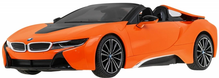 Радіокерований автомобіль BMW i8 Roadster від Rastar масштаб 1:12 з пультом 2.4 GHz Помаранчевий (ZRC.95500.POM) (5903864900644) - зображення 2