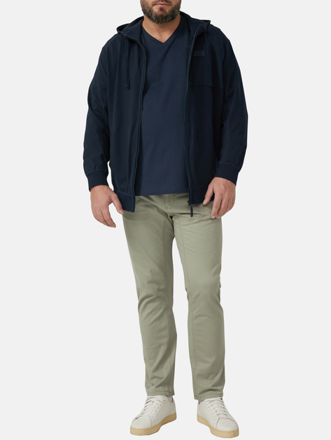 Koszulka męska bawełniana s.Oliver 10.3.16.12.130.2174720-5978 6XL Granatowa - obraz 3