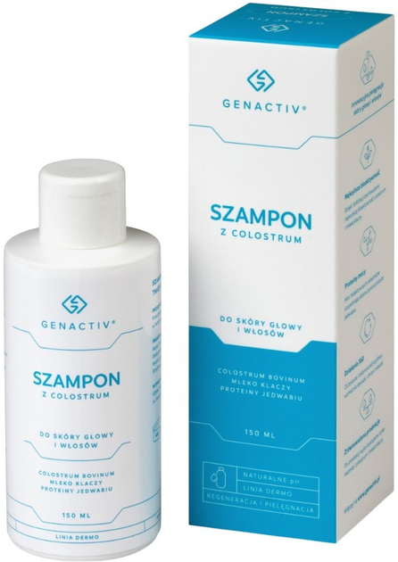 Szampon Genactiv Colosregen do włosów z colostrum 150 ml (5907546536312) - obraz 1