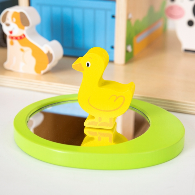 Drewniana farma Viga Dom farmera z ogródkiem i traktorem 21 element (6971608448041) - obraz 11